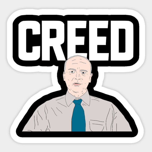 Creed Bratton Sticker by VideoNasties